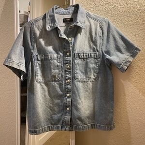 Quince Light Blue Button Down Shirt